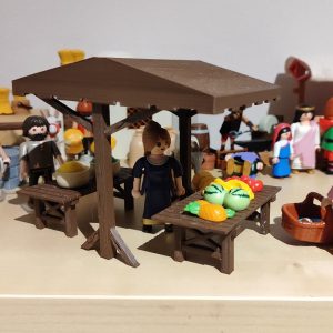 Mercado doble medieval Playmobil