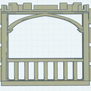 Muro doble barandilla en madera ideal casa steck