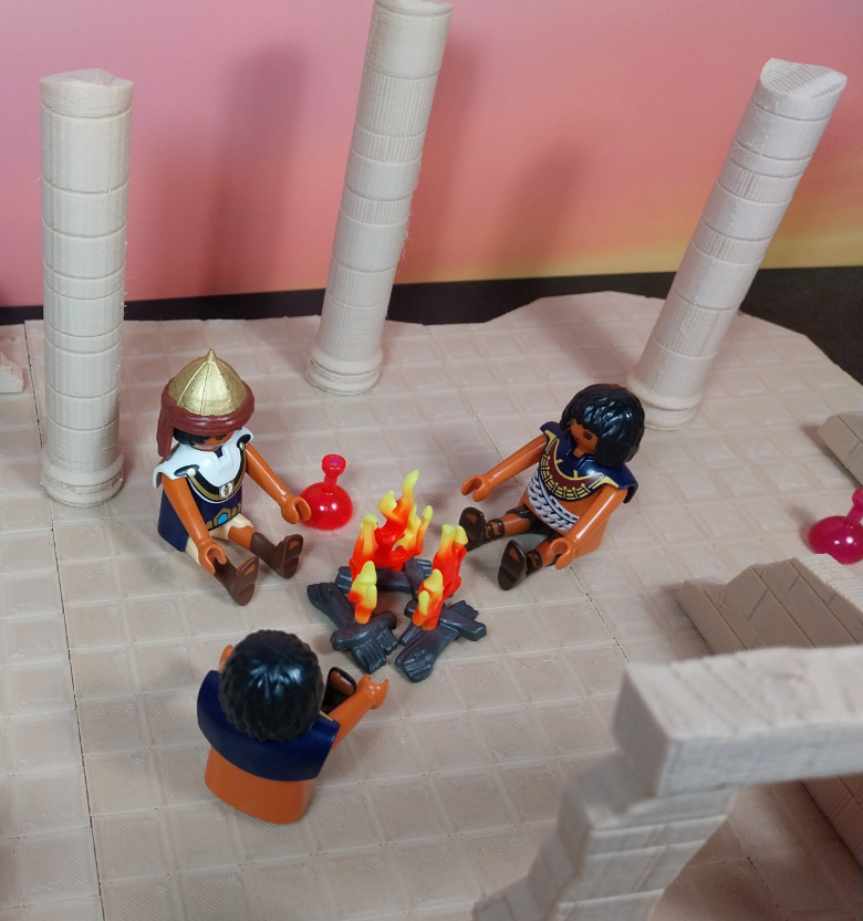 3 Columnas de piedra