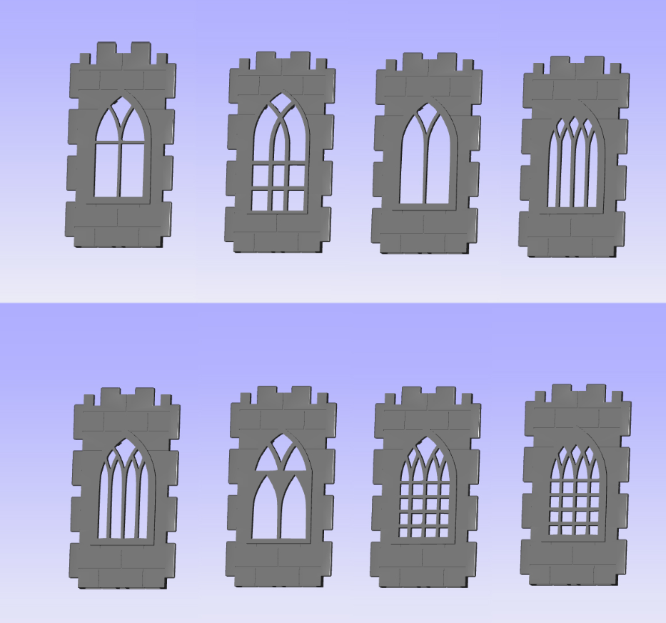 Muro steck con ventana gótica - Imagen 2