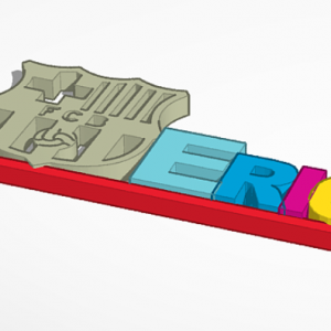 Nombre Personalizado en 3D