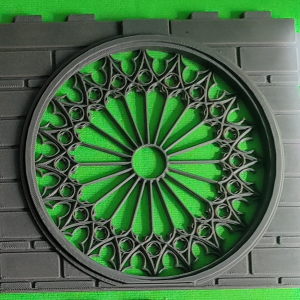 Muro steck doble con roseton tipo1