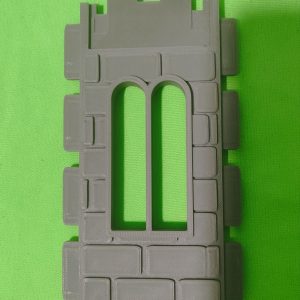 Muro steck ladrillo con doble ventana