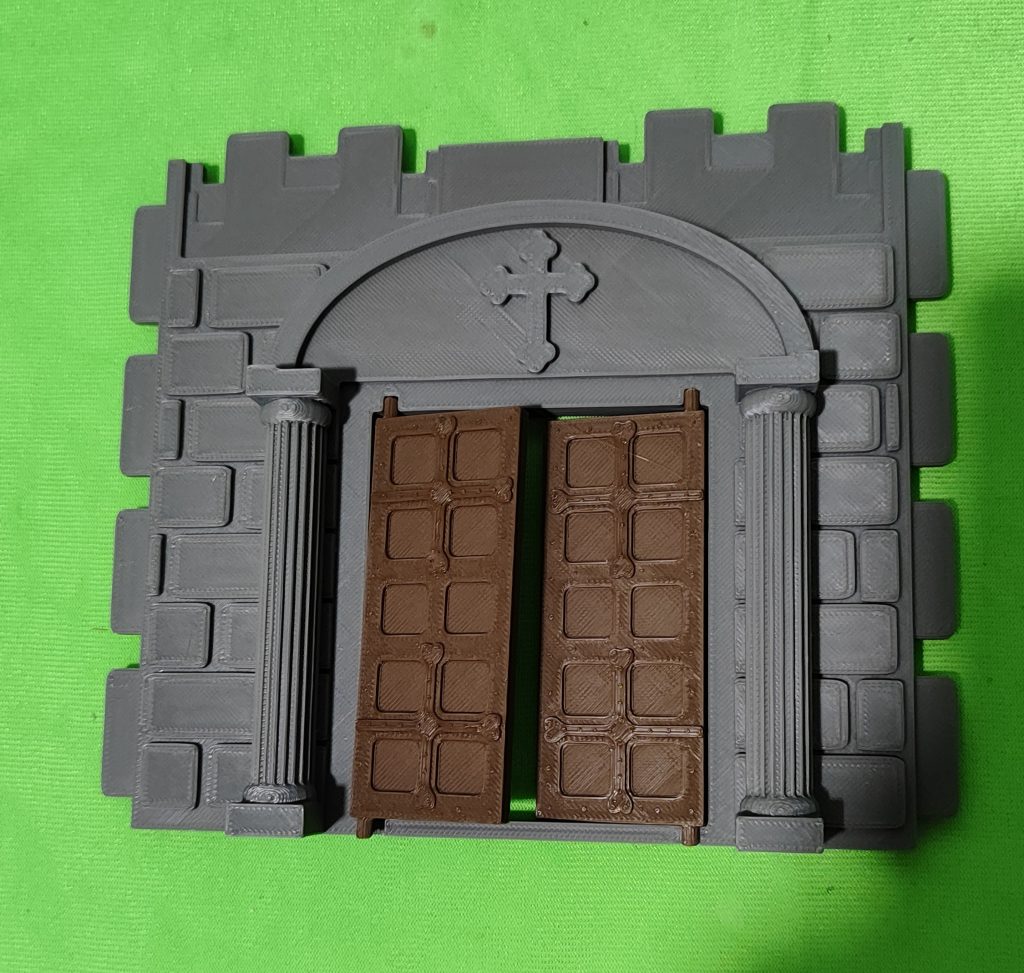 Puerta catedral e iglesia modelo 1