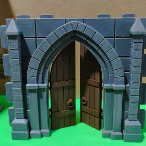 Puerta catedral e iglesia modelo 2