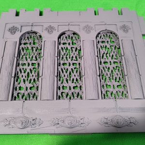 Muro doble con 3 finestrales