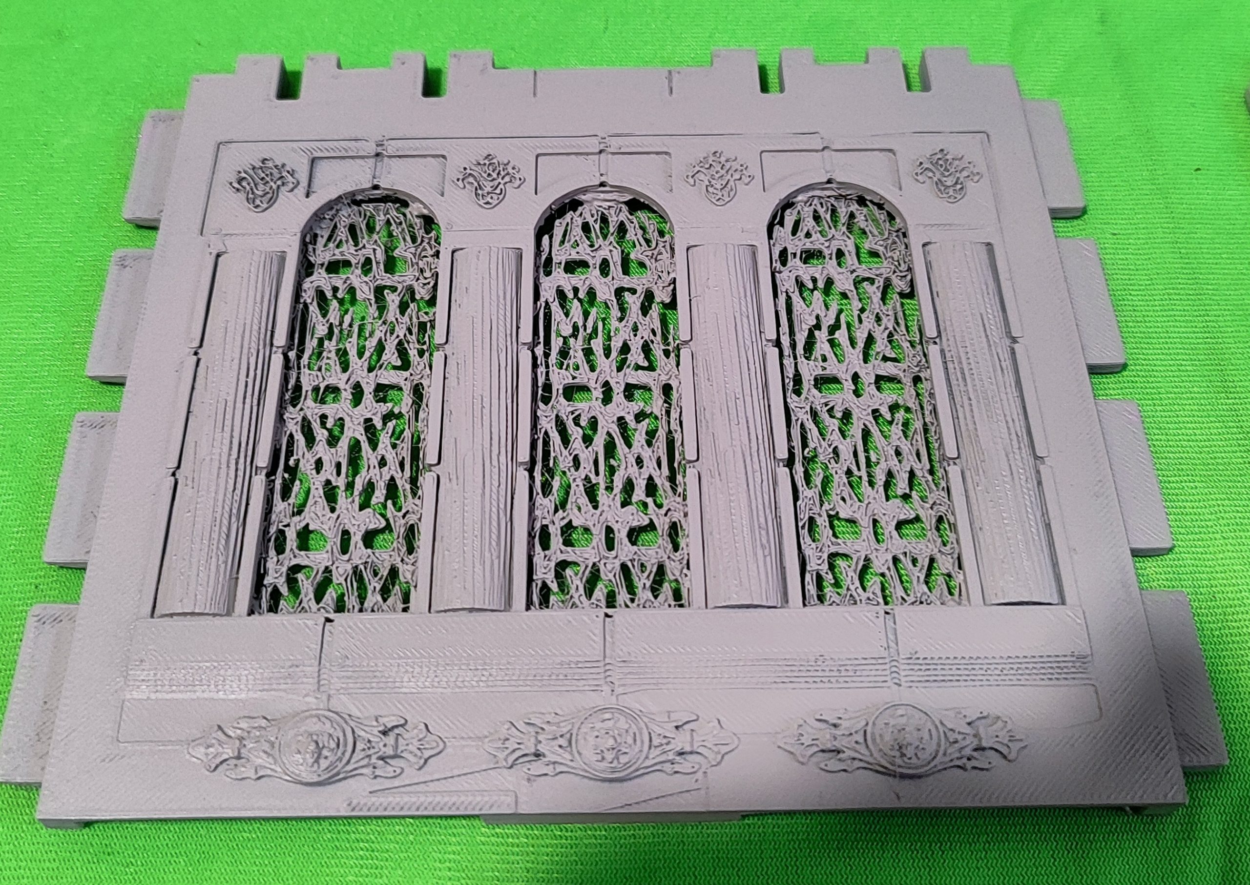 Muro doble con 3 finestrales