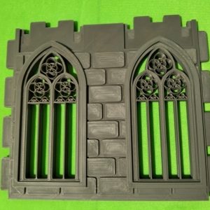 Doble muro ventana gótica steck