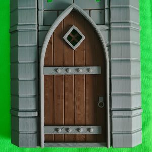 Muro con puerta medieval steck