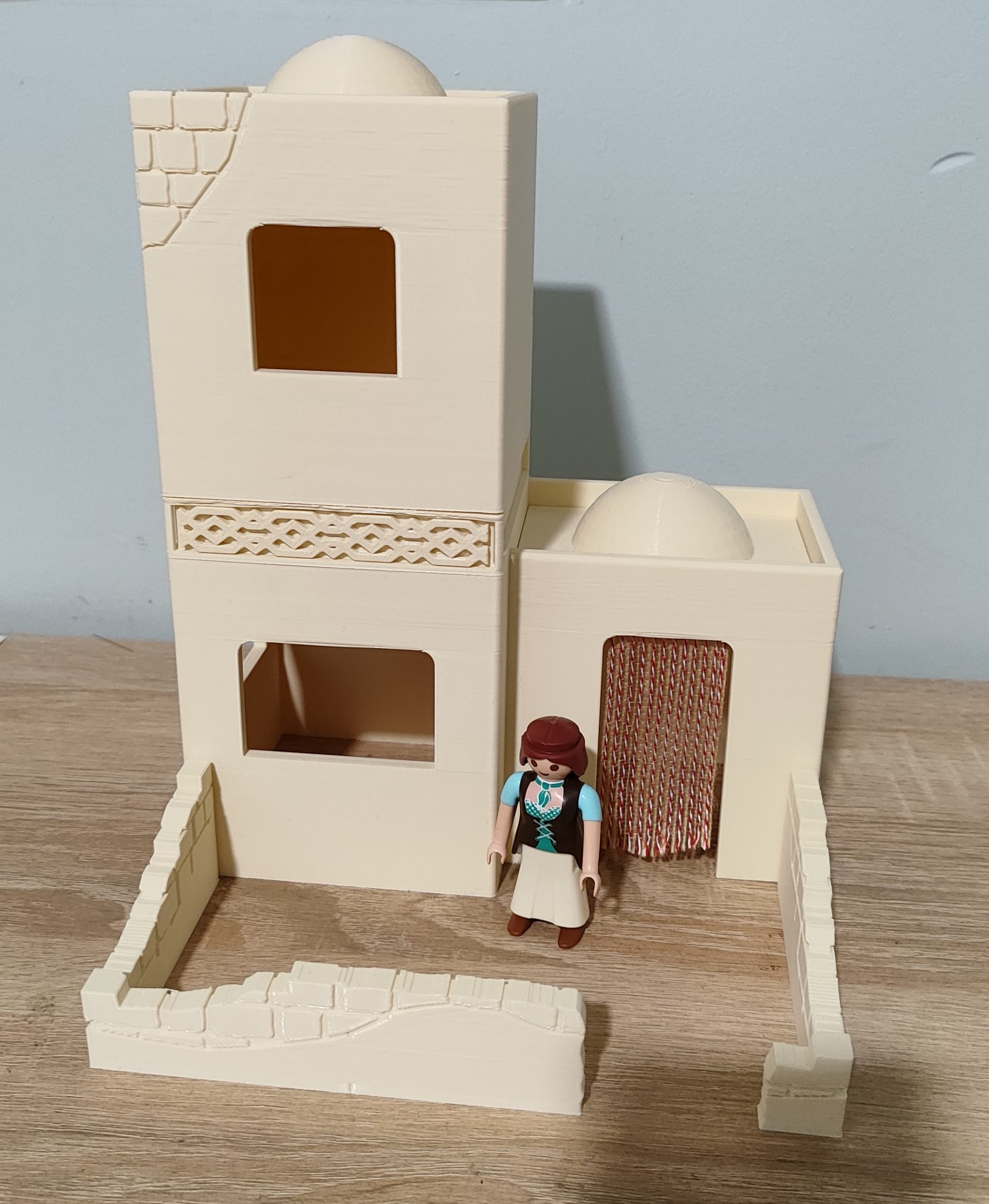 Casa 8 doble con muros