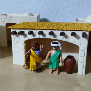 Establo grande techo paja